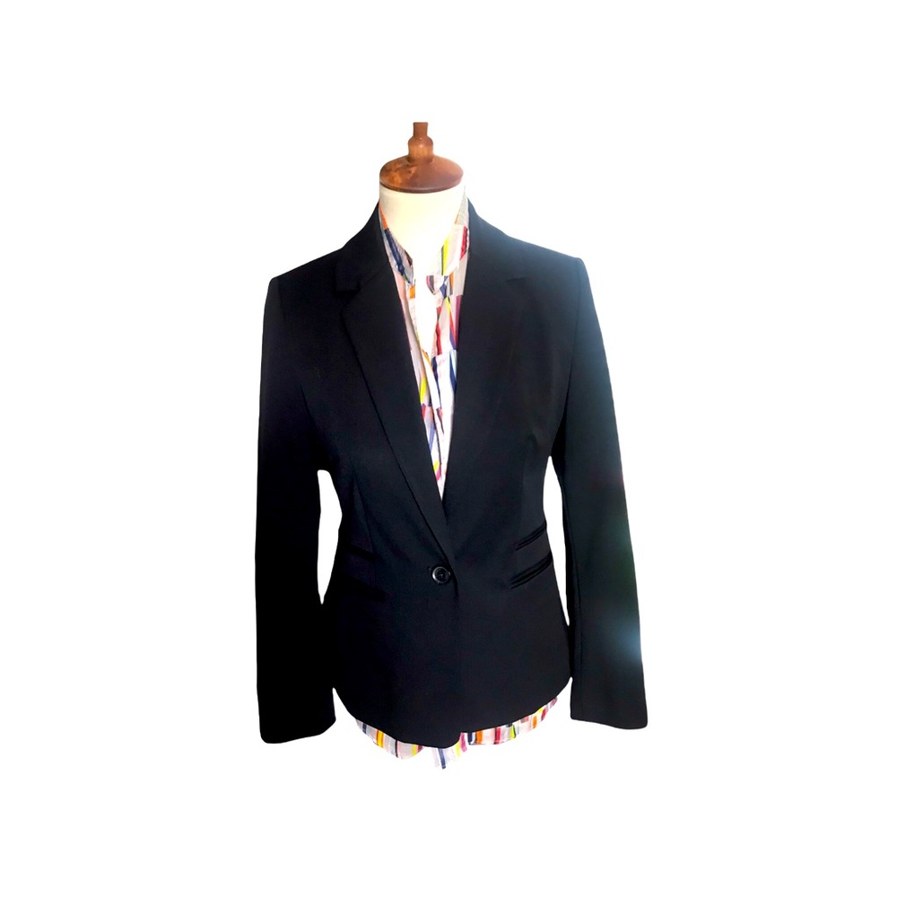 Express black suit jacket and matching trousers